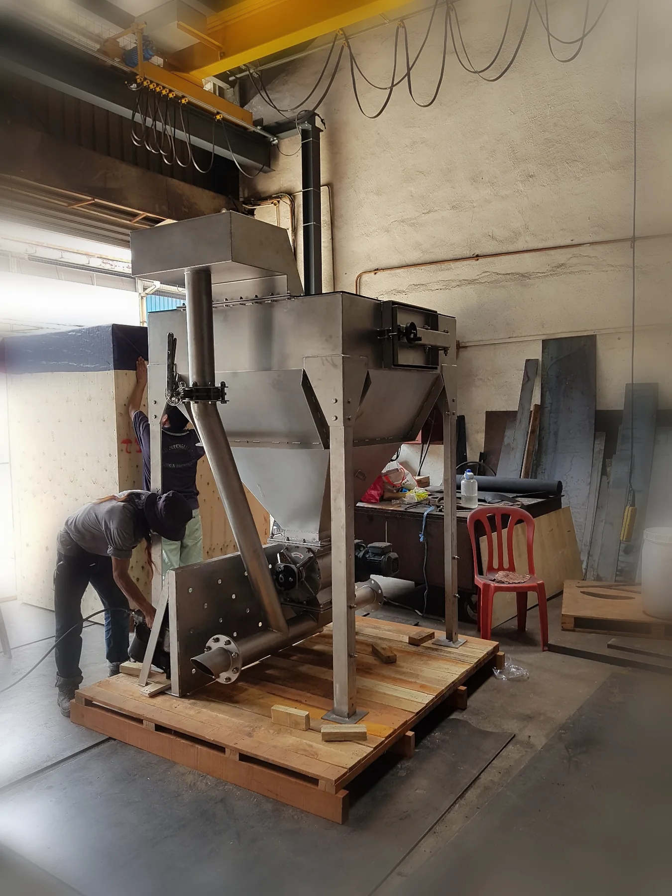 Stainless Steel Bulk Bag Hopper